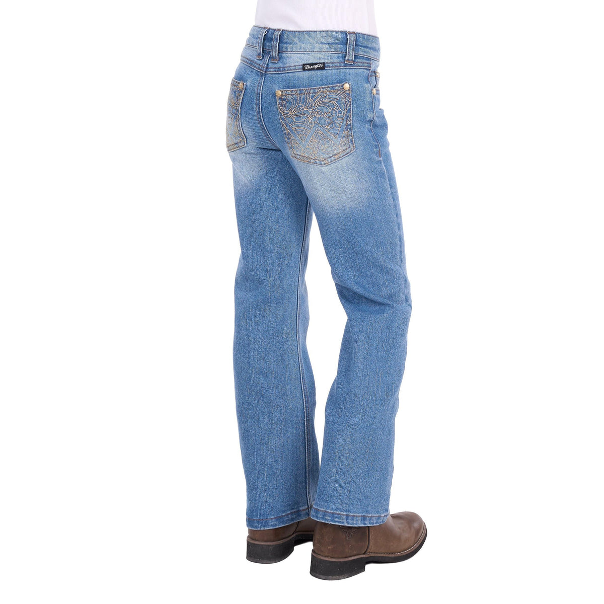 WRANGLER GIRLS LUCY BOOT CUT JEANS-Ranges Country