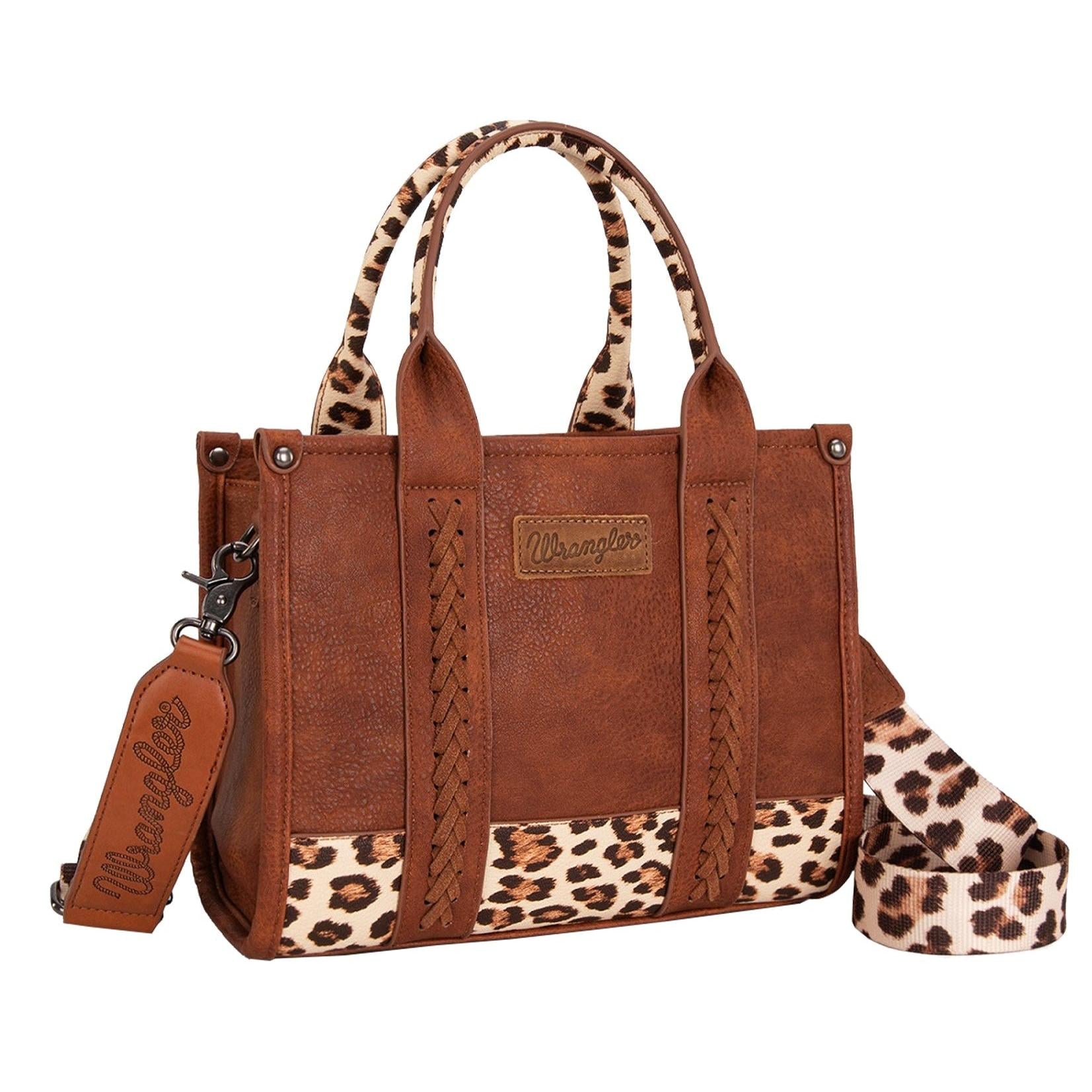 WRANGLER LEOPARD PRINT CROSSBODY BAG-Ranges Country
