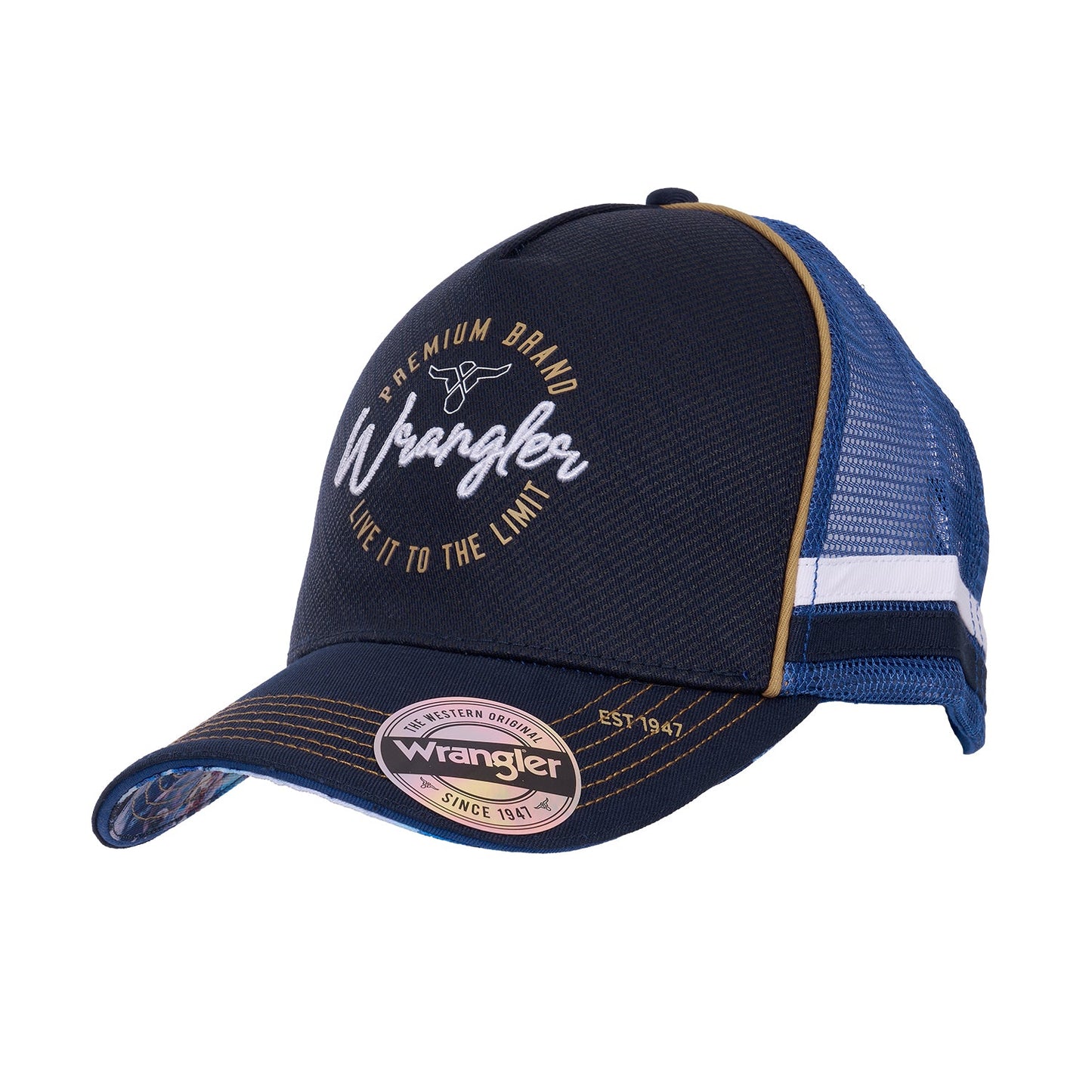WRANGLER MARIO HIGH PROFILE TRUCKER CAP-Ranges Country