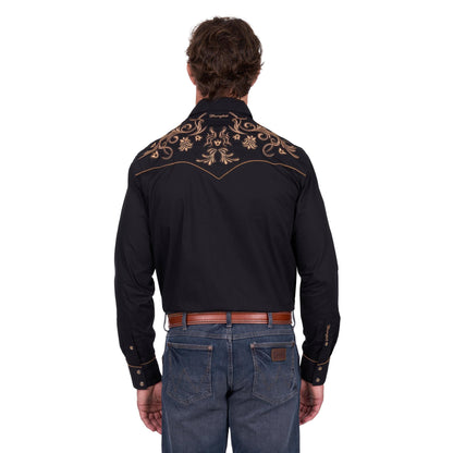 WRANGLER MENS LUKE EMBROIDERED SHIRT