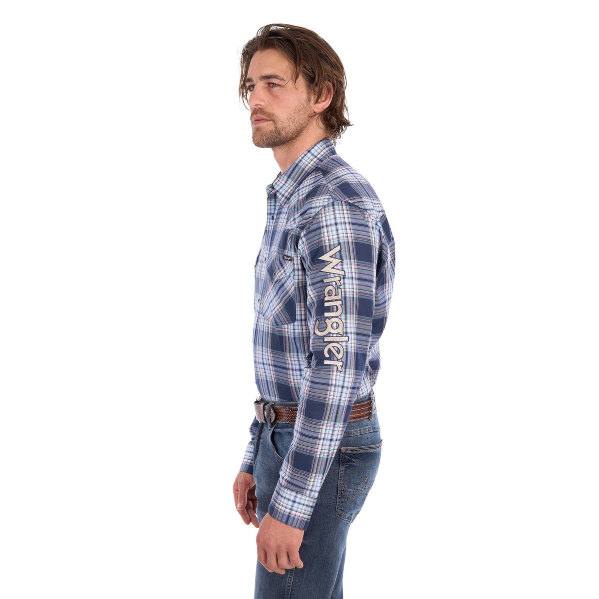 WRANGLER MENS MARIO LOGO SHIRT