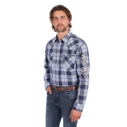WRANGLER MENS MARIO LOGO SHIRT-Ranges Country