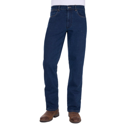 WRANGLER MENS ORIGINAL RINSE LOWER RISE BOOT CUT JEANS-Ranges Country