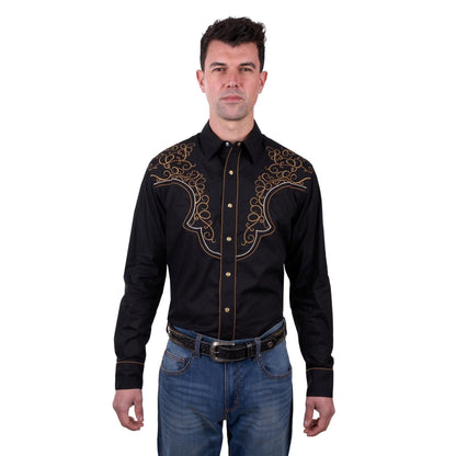 WRANGLER MENS RHYS EMBROIDERED SHIRT
