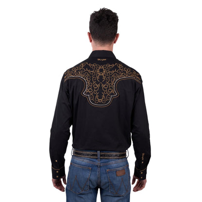 WRANGLER MENS RHYS EMBROIDERED SHIRT