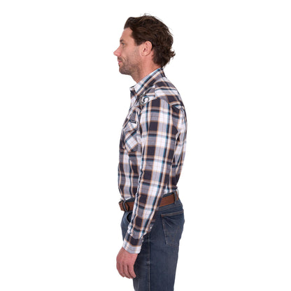 WRANGLER MENS RICKY EMBROIDERED SHIRT