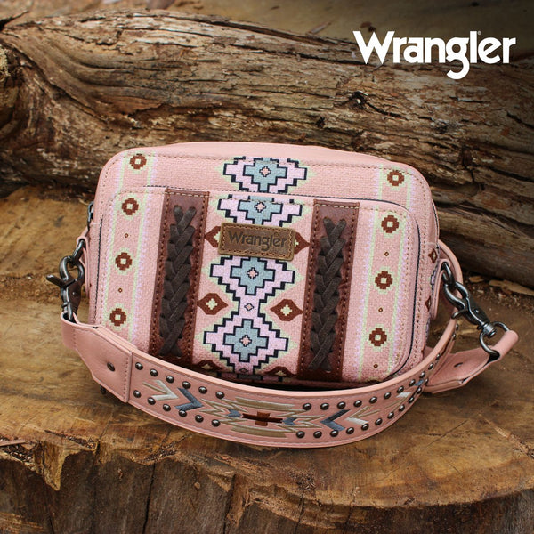 WRANGLER SOUTHWESTERN CROSSBODY WALLET BAG