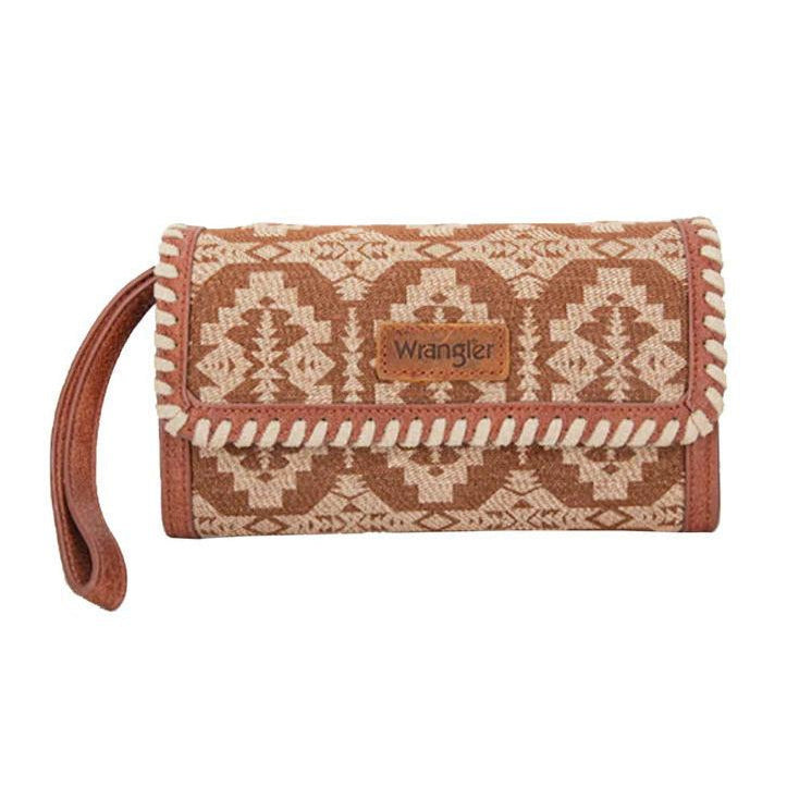 WRANGLER SOUTHWESTERN DAKOTA WHIPSTITCH WALLET BAG-Ranges Country