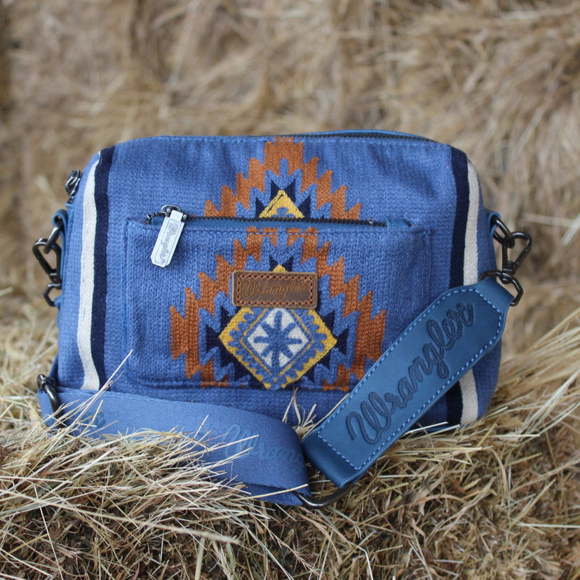 WRANGLER SOUTHWESTERN MAYA AZTEC CROSSBODY BAG