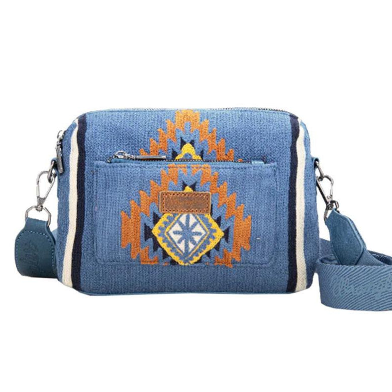 WRANGLER SOUTHWESTERN MAYA AZTEC CROSSBODY BAG-Ranges Country