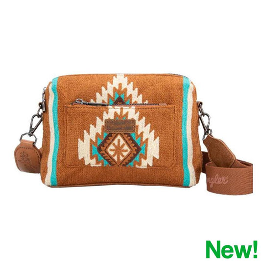 WRANGLER SOUTHWESTERN MAYA AZTEC CROSSBODY BAG-Ranges Country