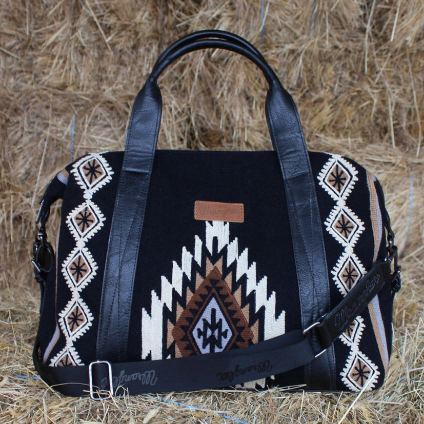 WRANGLER SOUTHWESTERN MAYA AZTEC DUFFLE BAG