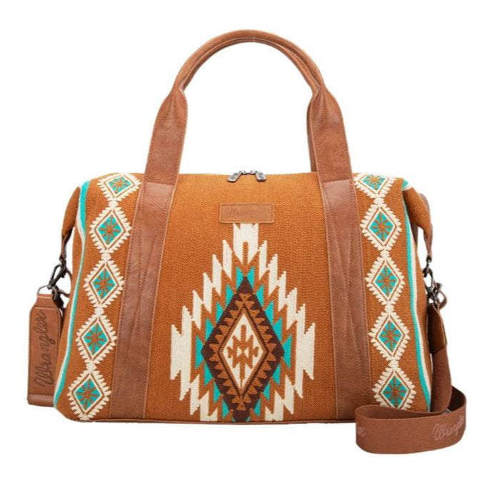 WRANGLER SOUTHWESTERN MAYA AZTEC DUFFLE BAG-Ranges Country