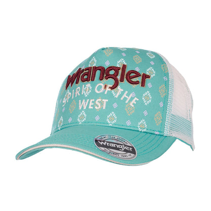 WRANGLER STEVIE HIGH PROFILE PONYTAIL TRUCKER CAP-Ranges Country