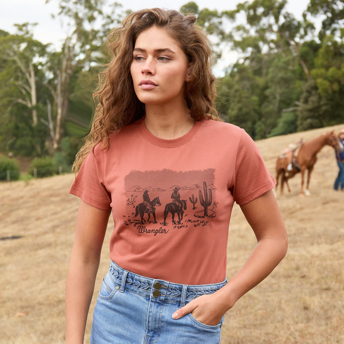 WRANGLER WOMENS ADELE TEE