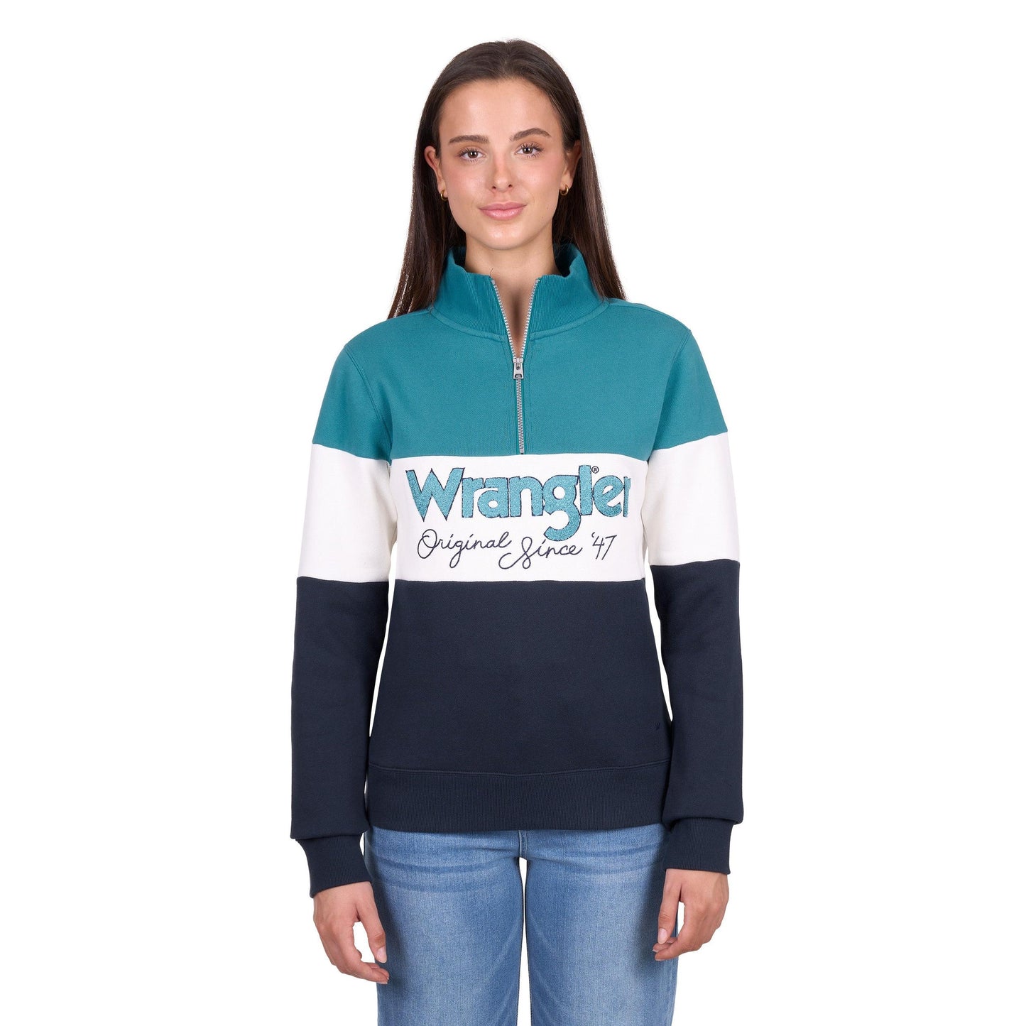 WRANGLER WOMENS DANA 1/4 ZIP PULLOVER