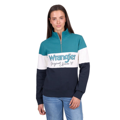 WRANGLER WOMENS DANA 1/4 ZIP PULLOVER