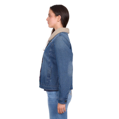WRANGLER WOMENS DIXIE REVERSIBLE DENIM JACKET