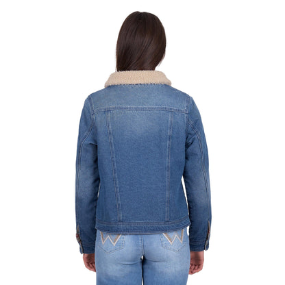 WRANGLER WOMENS DIXIE REVERSIBLE DENIM JACKET