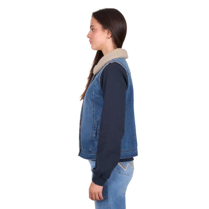 WRANGLER WOMENS DIXIE REVERSIBLE DENIM VEST