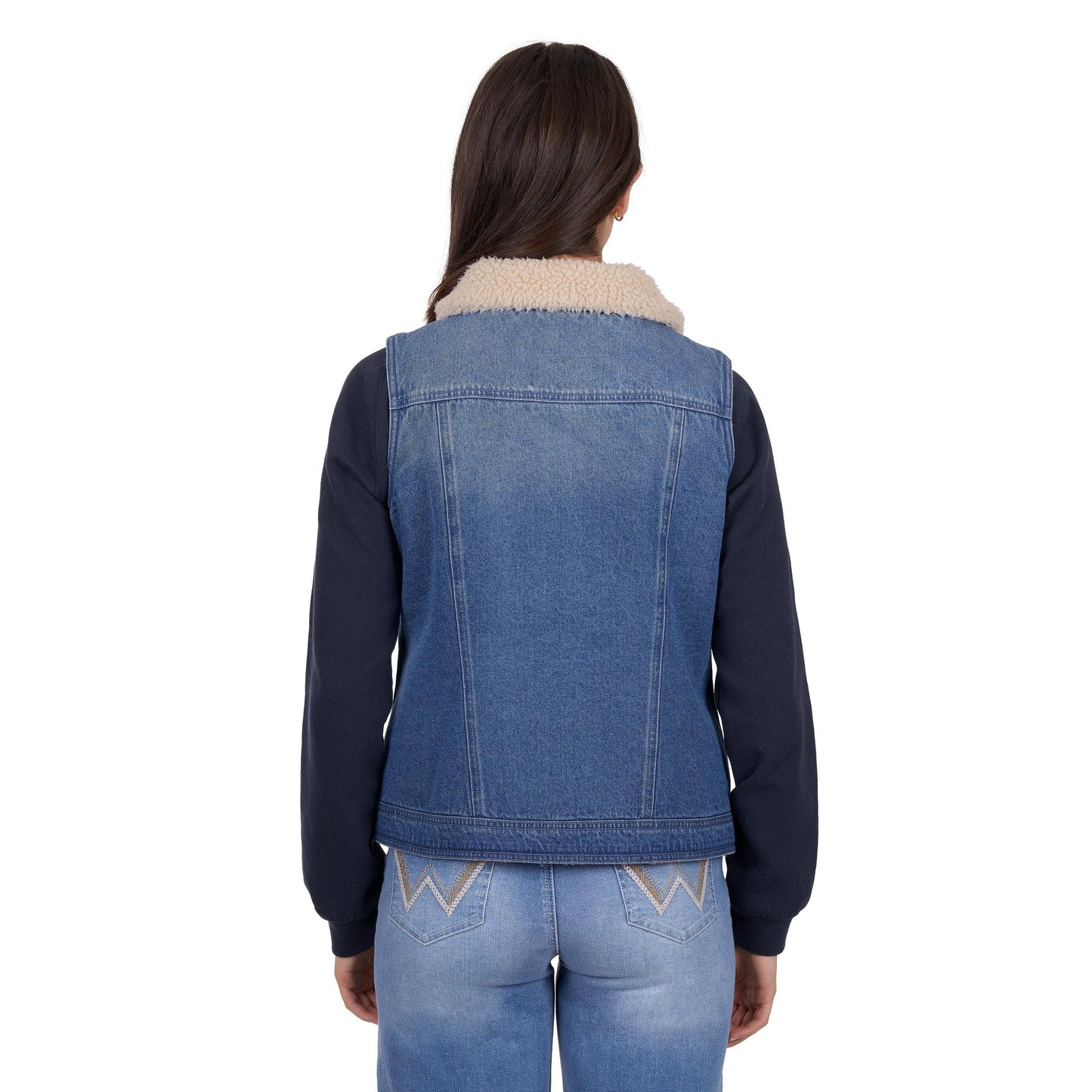 WRANGLER WOMENS DIXIE REVERSIBLE DENIM VEST