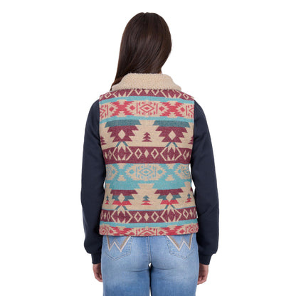WRANGLER WOMENS DIXIE REVERSIBLE DENIM VEST