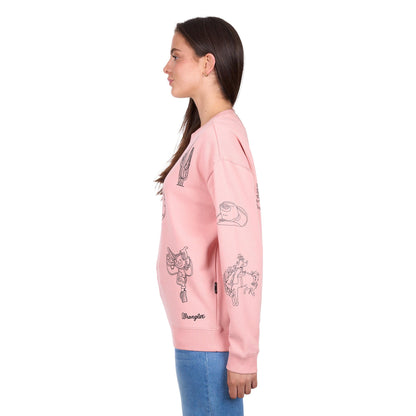 WRANGLER WOMENS MALLORY CREW