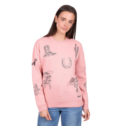 WRANGLER WOMENS MALLORY CREW