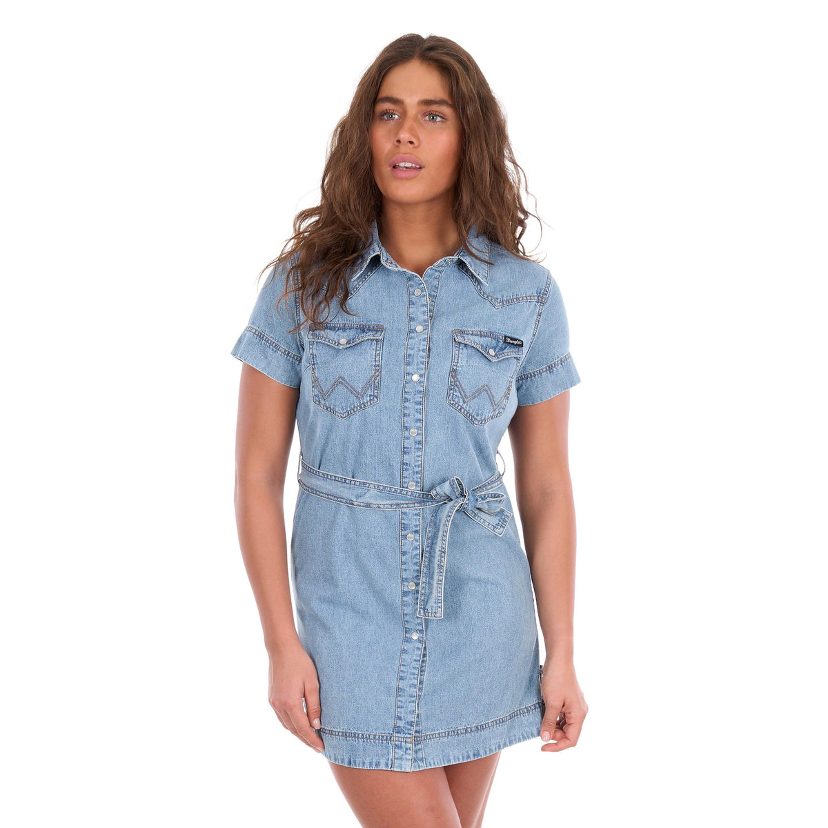 WRANGLER WOMENS MARLA SHORT SLEEVE DRESS-Ranges Country