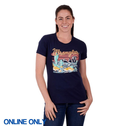 WRANGLER WOMENS QUINN TEE-Ranges Country