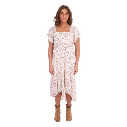 WRANGLER WOMENS RENEE SHORT SLEEVE DRESS