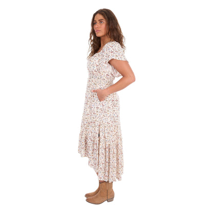 WRANGLER WOMENS RENEE SHORT SLEEVE DRESS