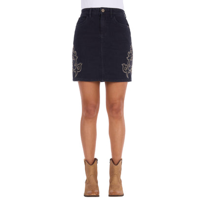 WRANGLER WOMENS ROCK DENIM SKIRT