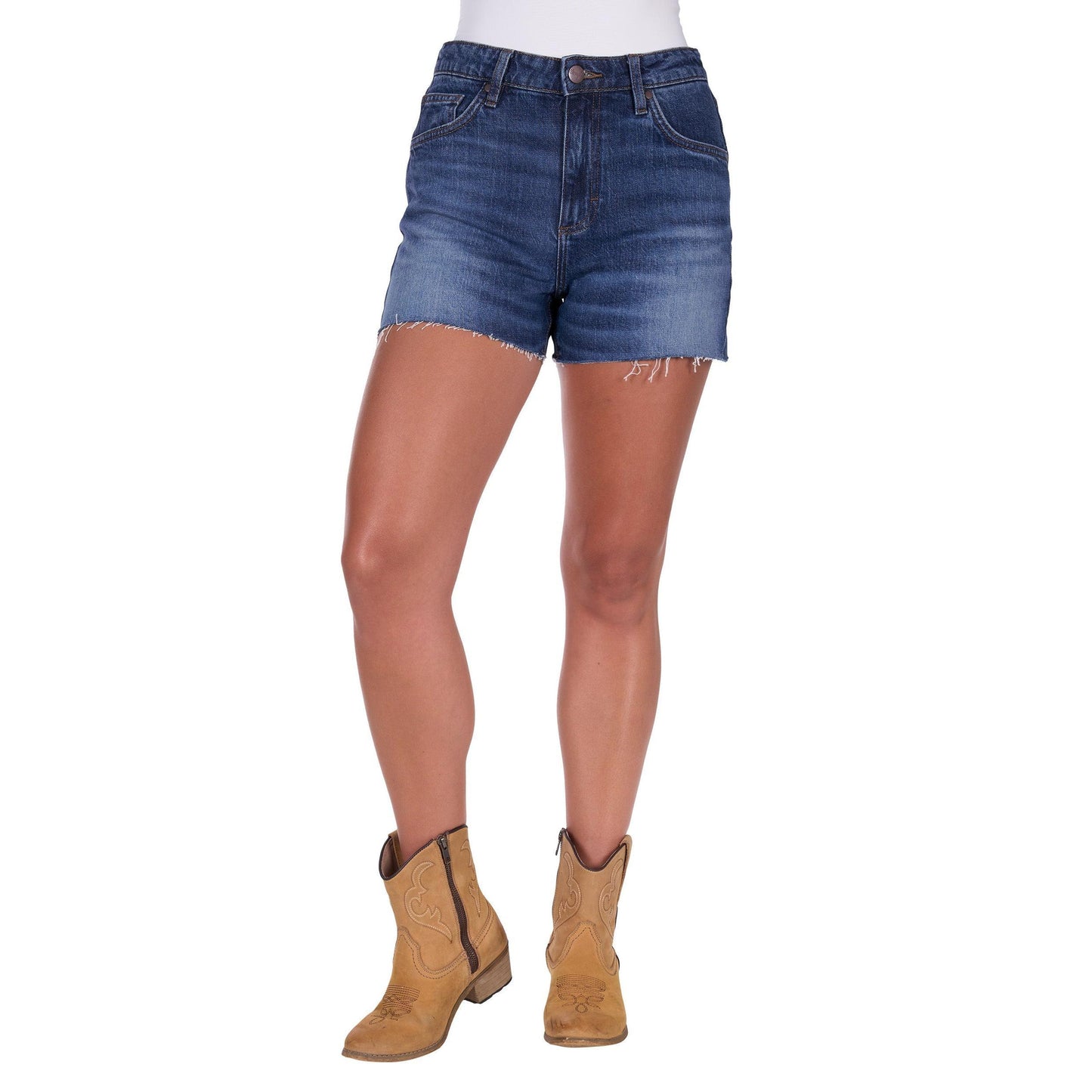 WRANGLER WOMENS SAMANTHA HIGH RISE BAILEY SHORTS