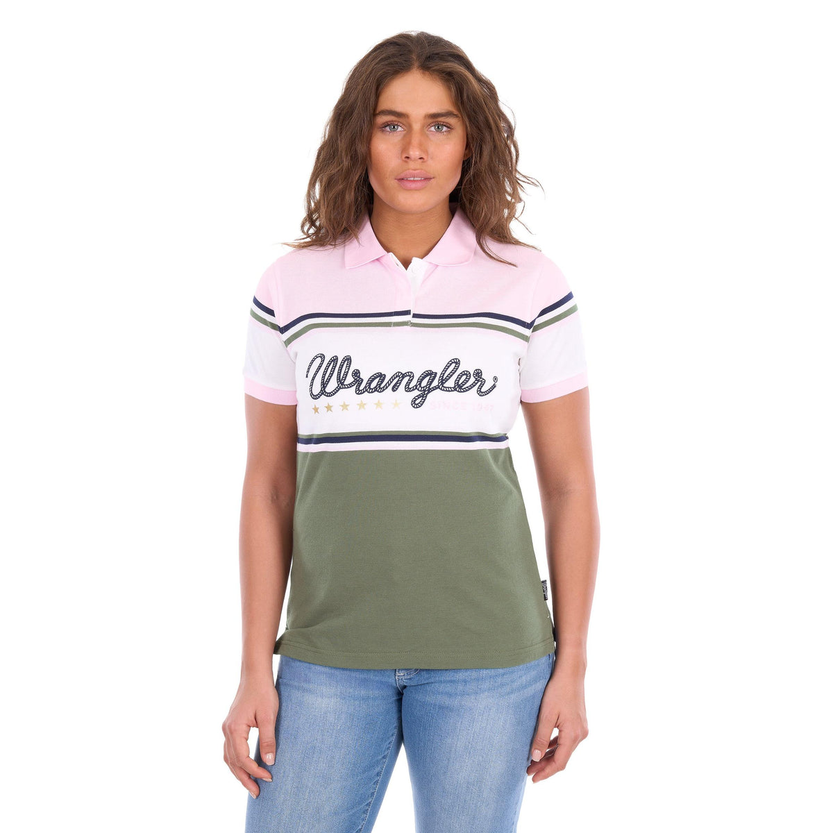 WRANGLER WOMENS STEPHANIE POLO-Ranges Country