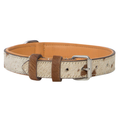 COWHIDE DOG COLLAR