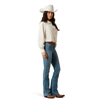 ARIAT WOMENS HIGH RISE LORENA TENNESSEE BOOT CUT JEANS