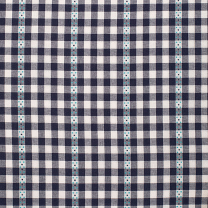 JUST COUNTRY CARLEE DOUBLE SIDED BLUE & WHITE CHECK SCARF