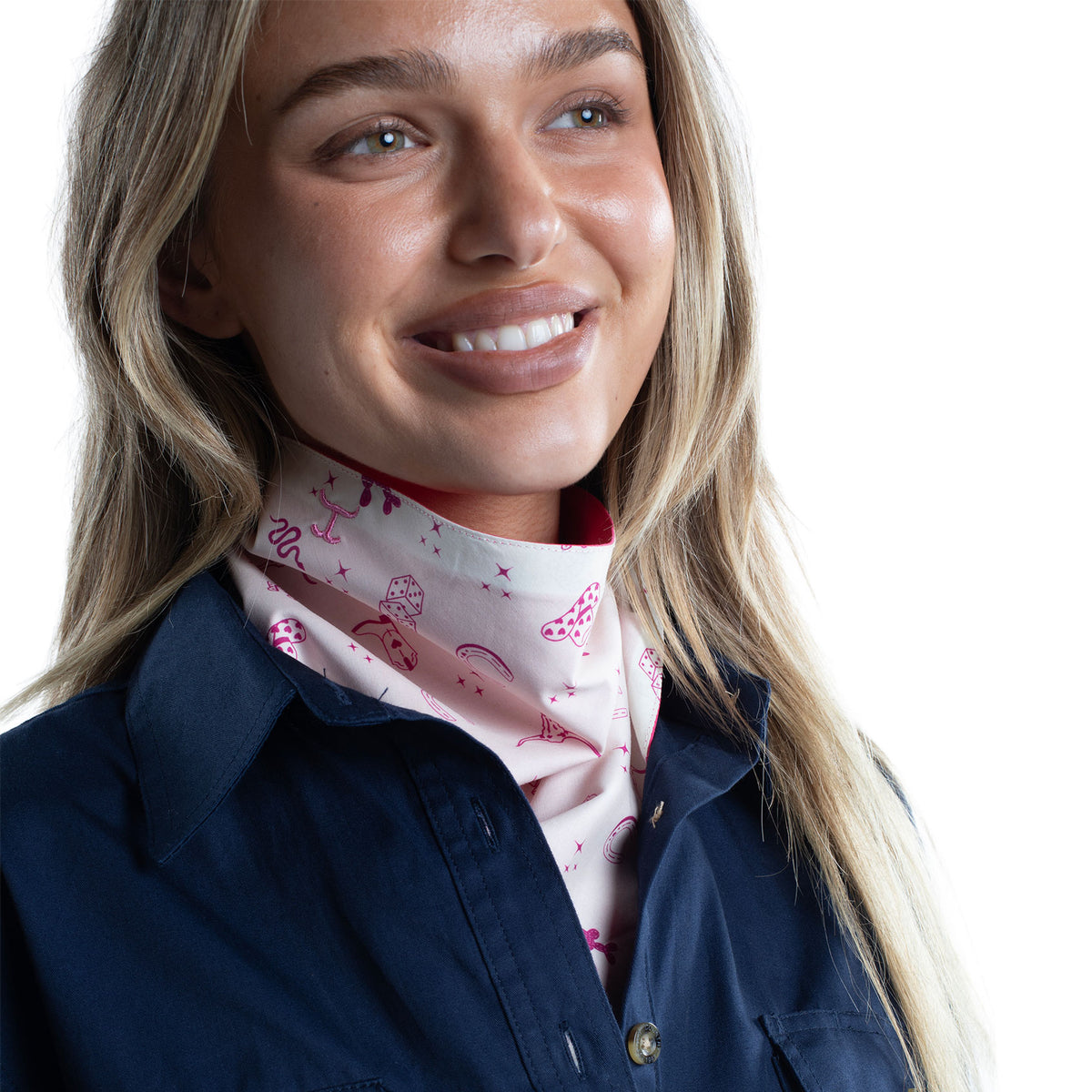 JUST COUNTRY CARLEE DOUBLE SIDED WESTERN PRINT SCARF