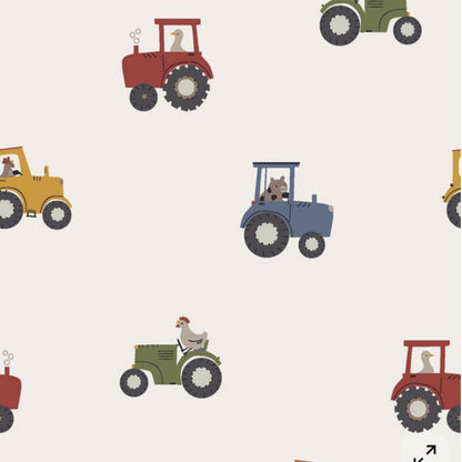 JUST COUNTRY INFANT FRANKIE TRACTORS JUMPSUIT