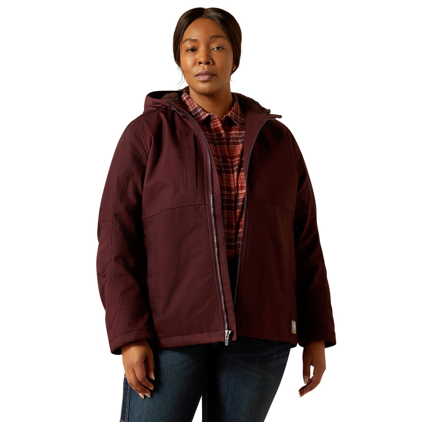 ARIAT WOMENS REBAR DURACANVAS INSULATED JACKET