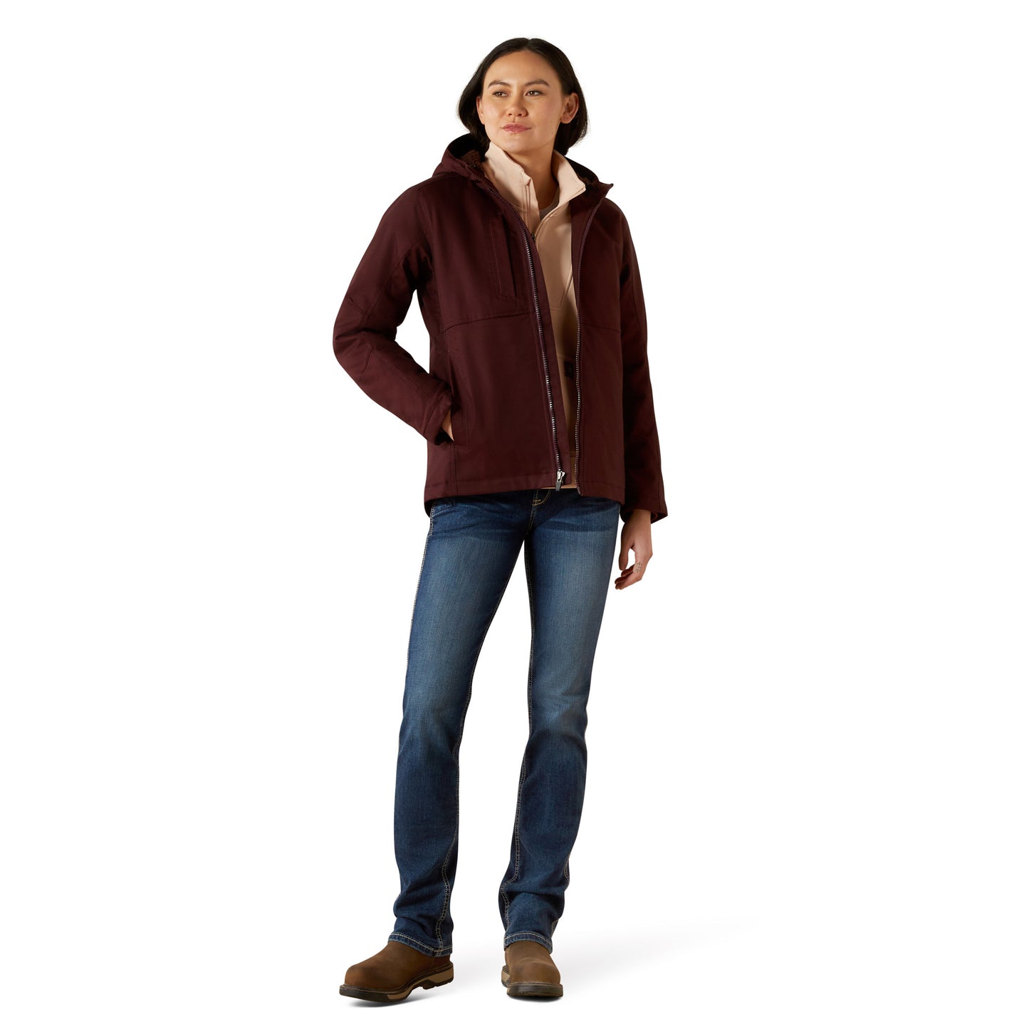 ARIAT WOMENS REBAR DURACANVAS INSULATED JACKET