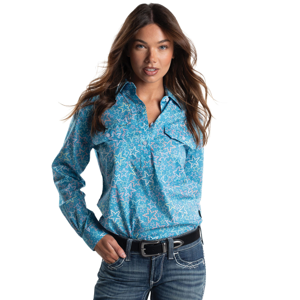 JUST COUNTRY WOMENS GEORGIE STARS SHIRT