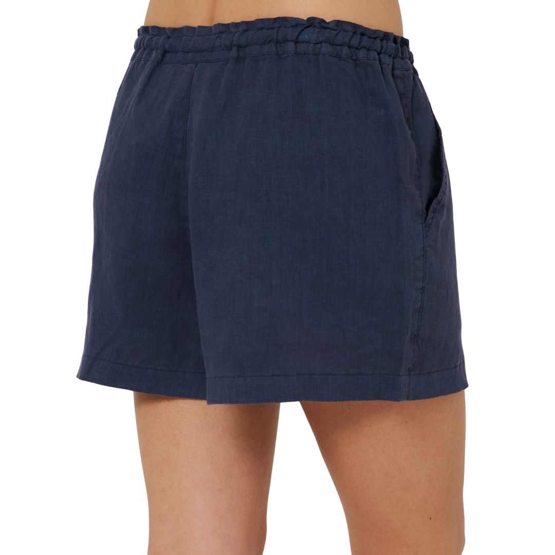 PILBARA WOMENS OLIVIA LINEN SHORTS