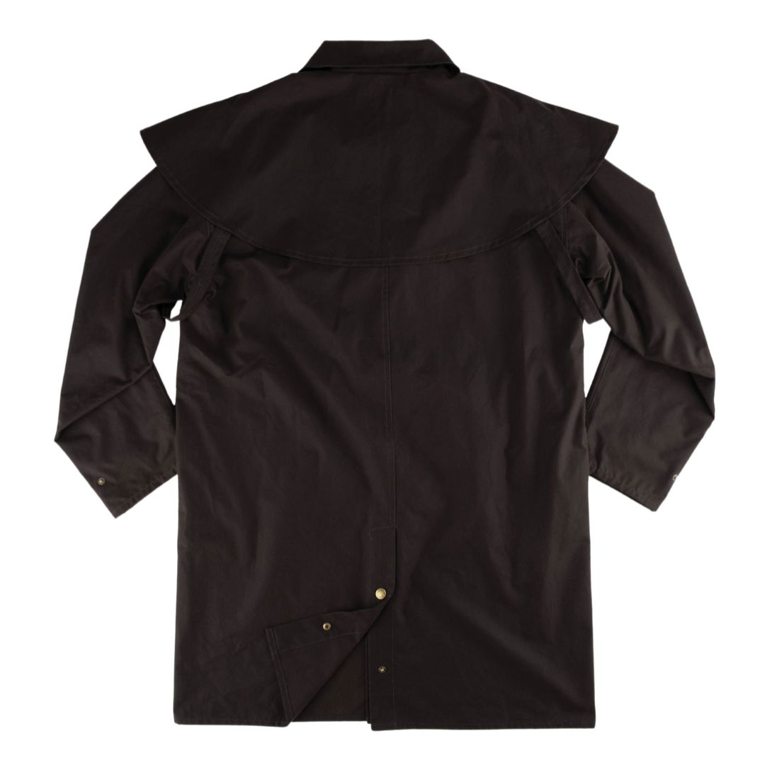 BURKE & WILLS STOCKMAN OILSKIN SHORT COAT