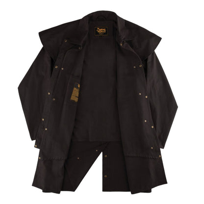 BURKE & WILLS STOCKMAN OILSKIN SHORT COAT