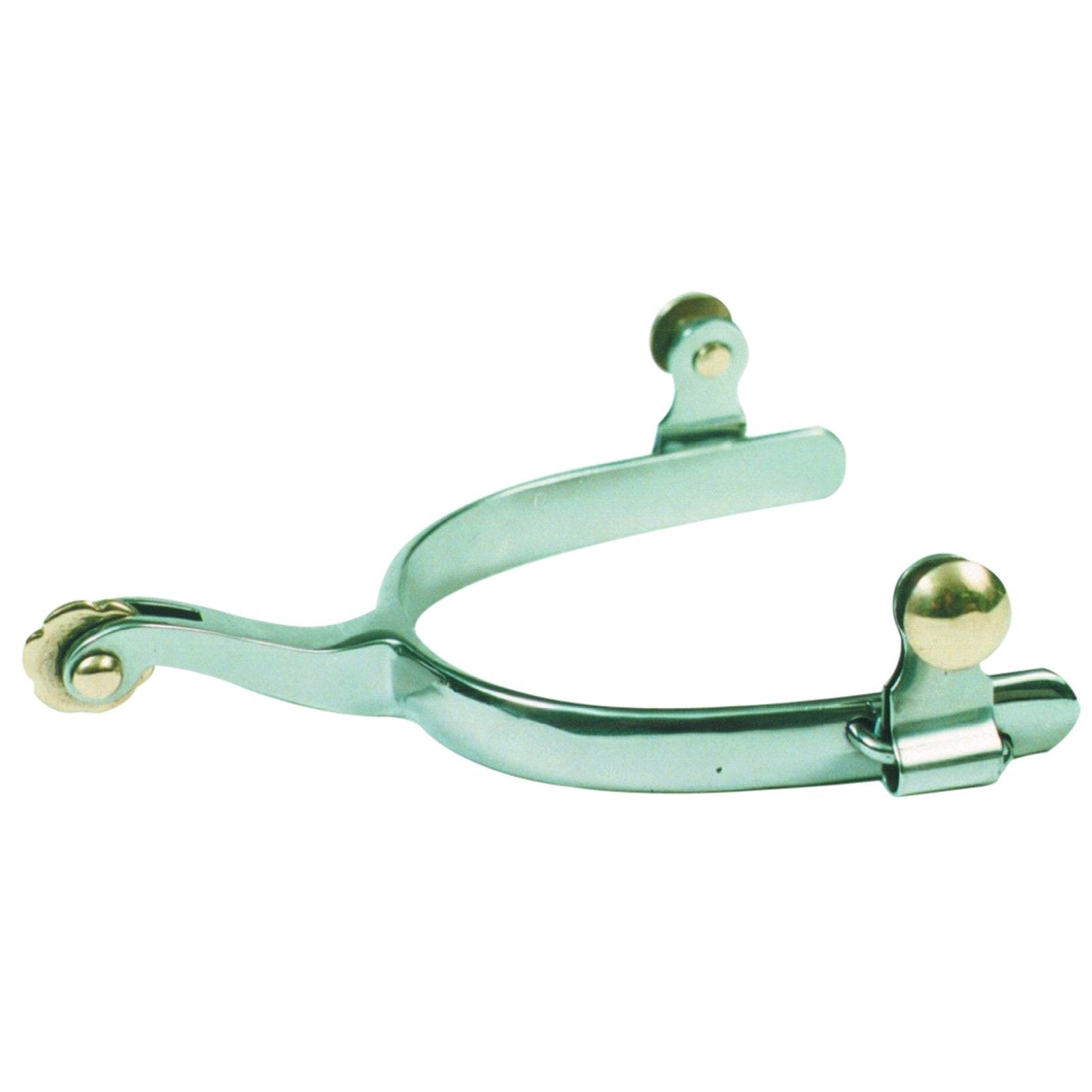 1/2in CURVED BAND ROPING SPURS-Ranges Country