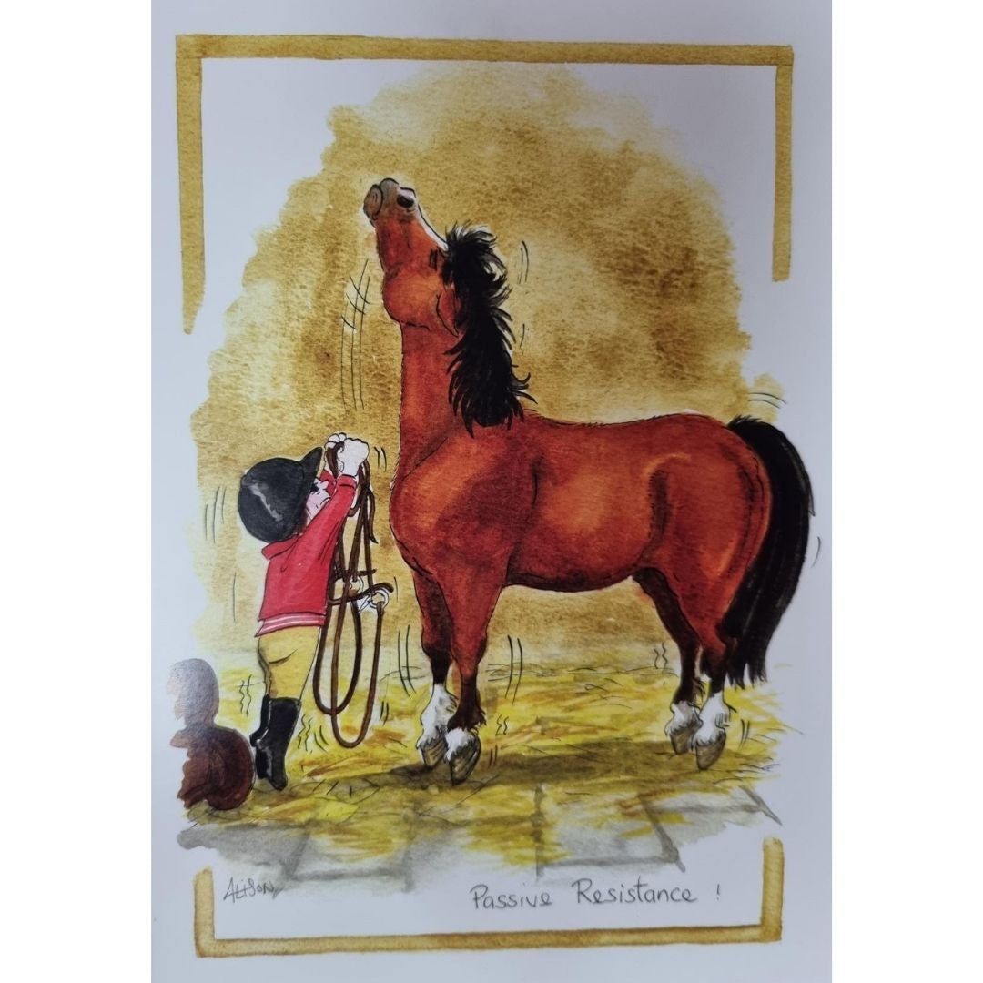 ALISONS ANTICS HORSE GIFT CARD