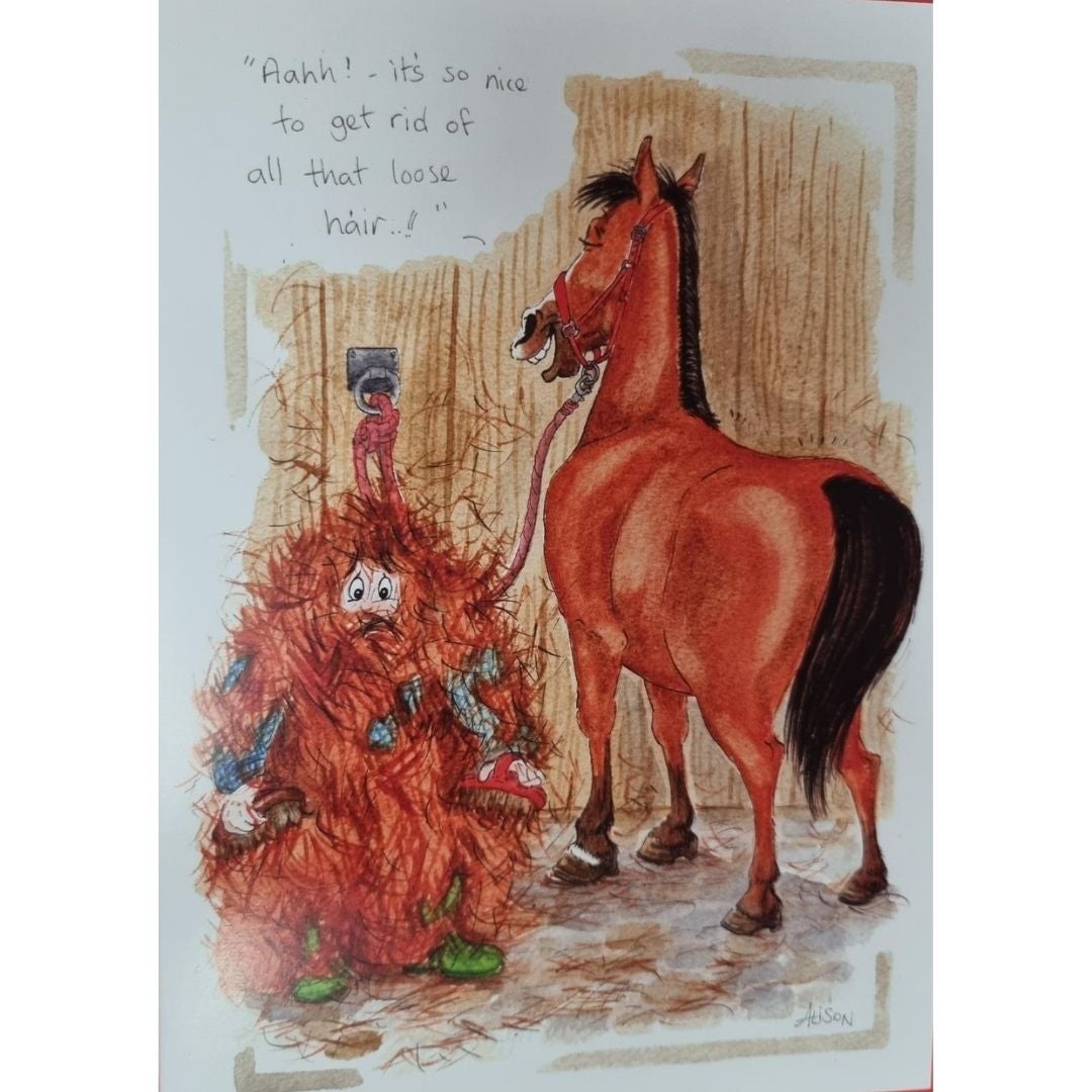 ALISONS ANTICS HORSE GIFT CARD