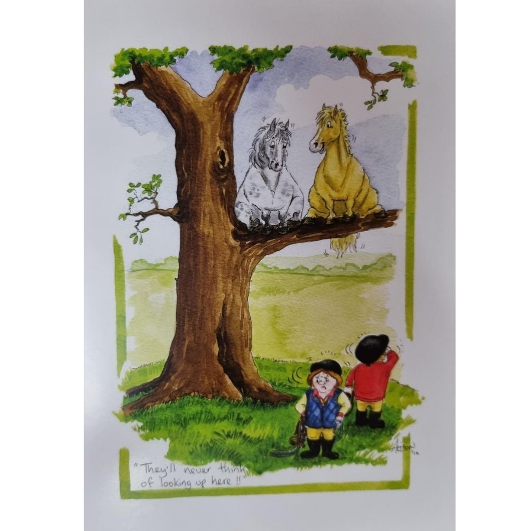 ALISONS ANTICS HORSE GIFT CARD